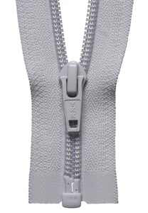 Nylon Chunky Open Ended Zip 71cm Col 336 Silver