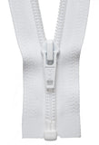 Zip 71cm/28" Open Ended #5 by YKK Col 501 White