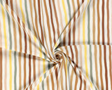 Jersey Stripes Cream (Cotton)