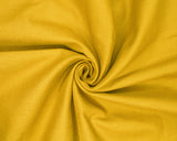 REMNANT Canvas in Plain Mustard (Cotton) (138cm wide x 200cm length)