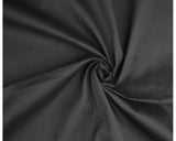 REMNANT Cotton Poplin Plain in Black (140cm wide x 138cm length)