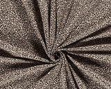 Jersey Ditzy Leopard on Beige (Cotton) (FAULT ON SELVEDGE)