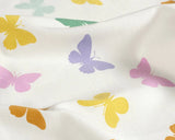 Jersey Butterflies on Off White (Cotton)