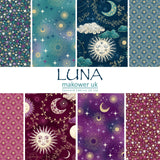 Makower Luna Constellation on Purple