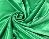 Dress Lining (Satin) in Plain Emerald Green