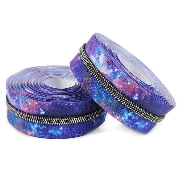 Zipper Tape - Continuous Zip (Heavy Duty #5) Galaxy