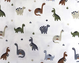 Jersey Dinosaurs on Cream (Cotton)