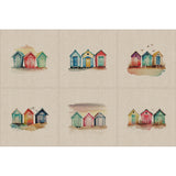 Panel (Linen Look Cotton Rich) Beach Huts (39)