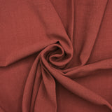 Linen Viscose (Stone Washed) in Plain Chestnut