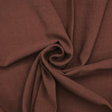 Linen Viscose (Stone Washed) in Plain Brown