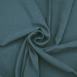 Linen Viscose (Stone Washed) in Plain Teal