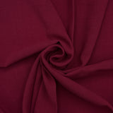 Linen Viscose (Stone Washed) in Plain Burgundy