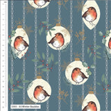 Craft Cotton Co Little Red Robin Winter Baubles