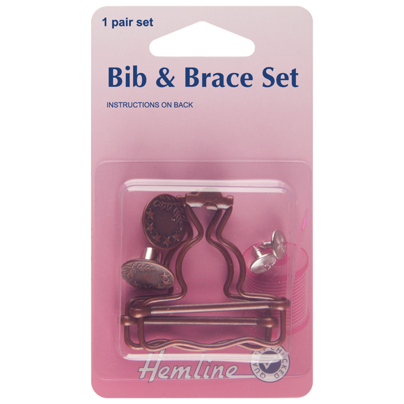 Bib & Brace Set 40mm Bronze