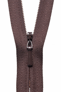 Zip 23cm/9" (Concealed/Invisible) Col 570 Brown