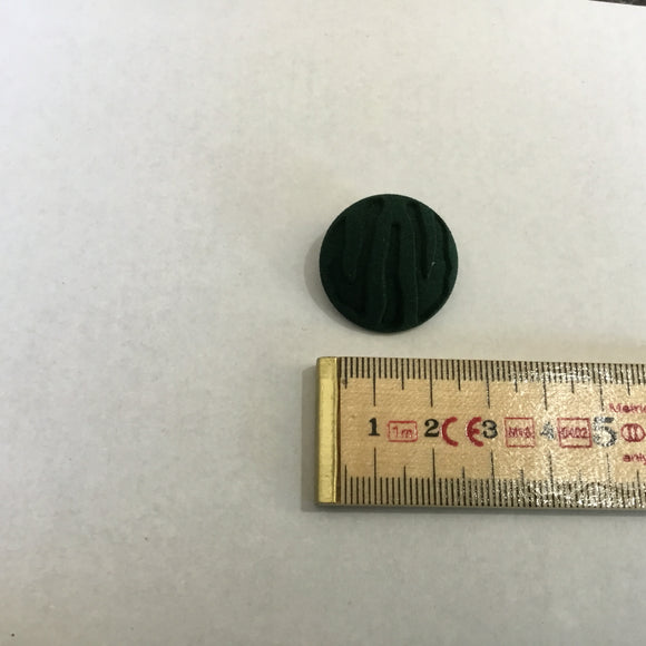 Button 26mm Round Green