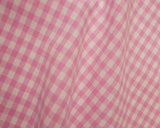 Gingham 1/4" 100% Cotton in Pink (140cm wide)