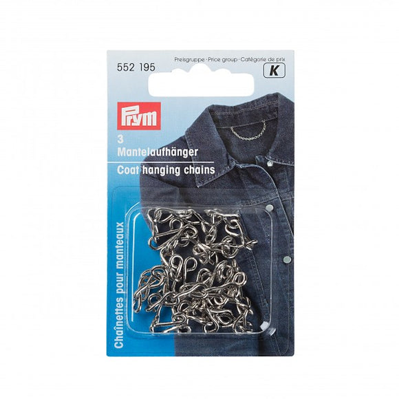Coat Chains in Black by Prym (3 pieces)