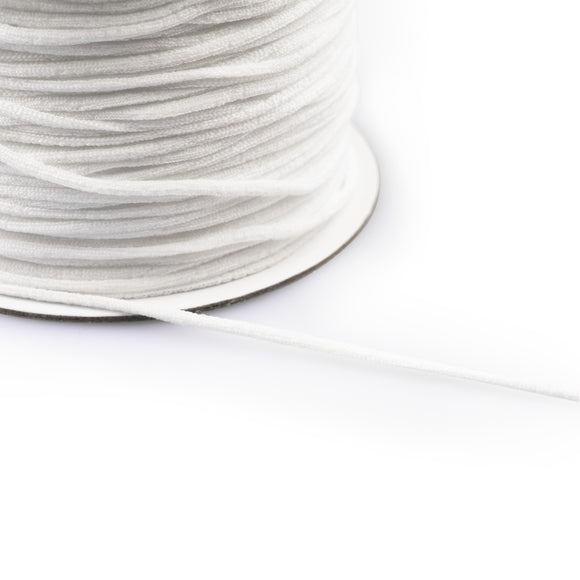 Elastic - Supersoft 3mm White by Prym (Perfect for Masks)