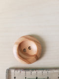 Button 25mm Round, in Olive Wood