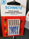 Machine Needles - Embroidery Assorted 75/11-90/14 (pack of 5) by Schmetz