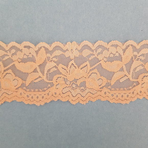 Stretch Lace 58mm in Dusty Pink