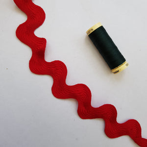 Ric Rac 32mm in Red