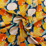 Viscose Rayon by Zen Chic (Moda) Frisky Citrus Garden Moody