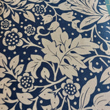 Cotton Duck Floral on Navy