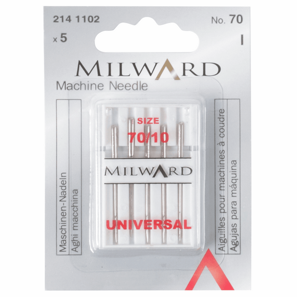 Machine Needles - Universal 70/10 (pack of 5) by Milward