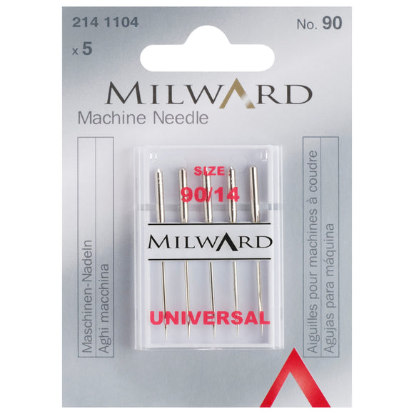 Machine Needles - Universal 90/14 (pack of 5) by Milward