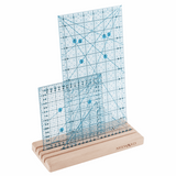 Ruler/Template Rack: Small - 4 Slots Made from Beech Wood