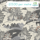 Makower Hedgerow Scenic Grey