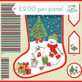Panel (Christmas) Merry Stocking (56)