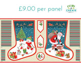 Panel (Christmas) Merry Stocking (56)