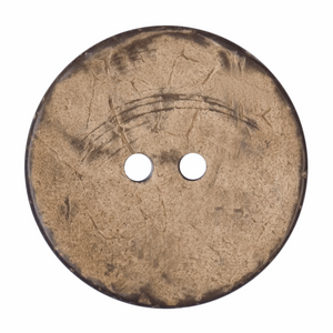 Button 40mm Round Natural