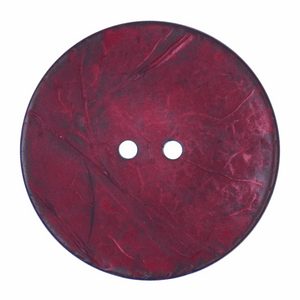 Button 40mm Round Dark Red