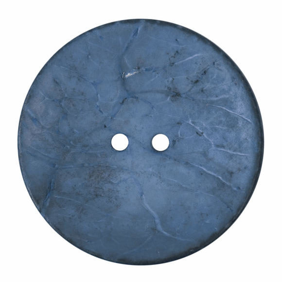 Button 40mm Round Blue