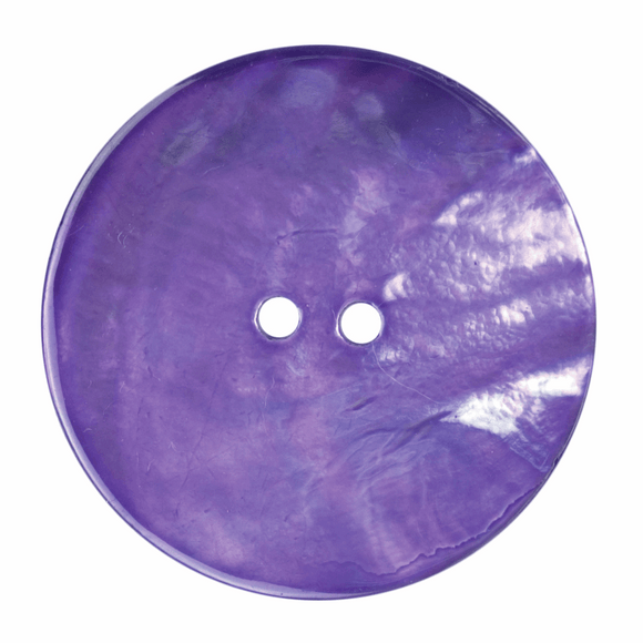 Button 34mm Round Pearlescent Purple