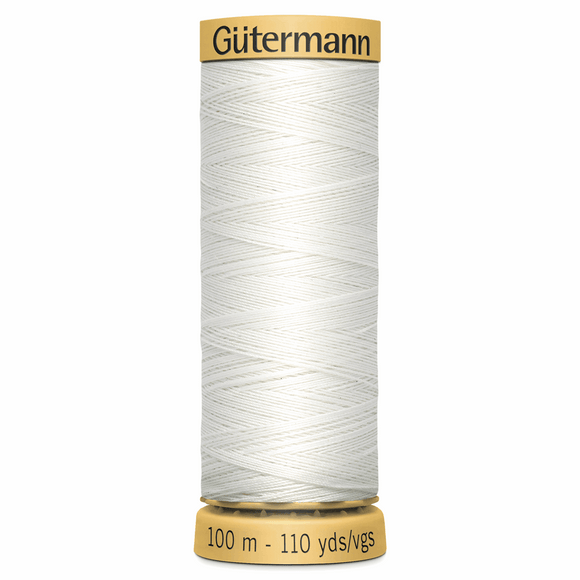 Thread (Cotton) by Gutermann 100m Col 5709 (White)