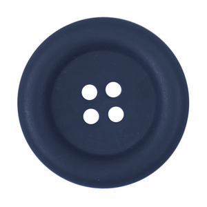 Button 29mm Round, Ridge Edge in Navy