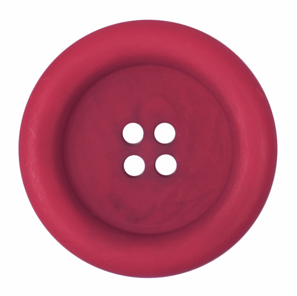 Button 34mm Round Red