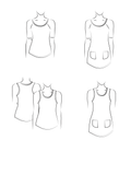 Jalie Raglan Top Racerback Tank and Tunic Pattern