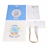 Embroidery Hoop Kit - Save Our Oceans