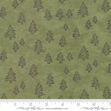 Moda Winter White by Holly Taylor Trees Green