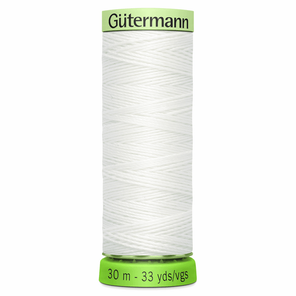 Thread (Top Stitch Recycled) by Gutermann 30m Col 800 White