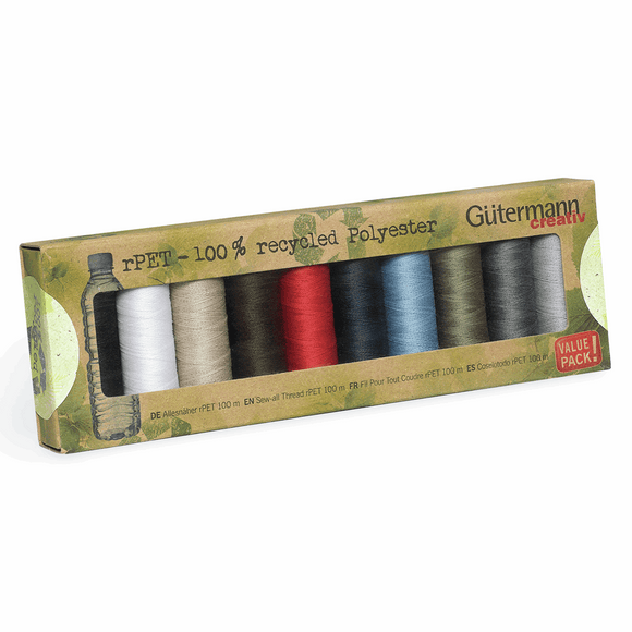 Gutermann Recycled Sew All Set of 10 x 100m