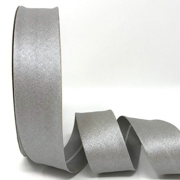 Bias Binding 30mm in Metallic Silver