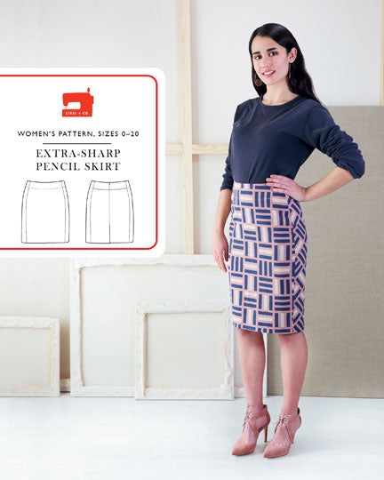 Liesl & Co Extra Sharp Pencil Skirt Pattern