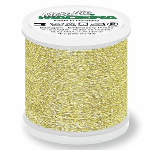 Madeira Metallic Thread No 40 - 200m - Col 24 Gold Dust